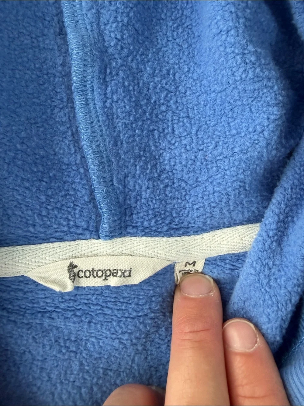cotopaxi Blue Fleece Pullover Hoodie